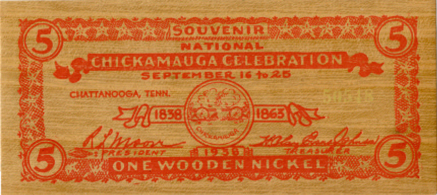 1938 Chickamauga Celebration red, Chickamauga